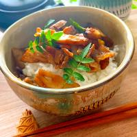 夕食に🌿木の芽香る🍚筍ごはんはいかがですか😙
